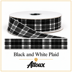 Plaid Black and White