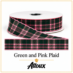 Plaid Green and Pink