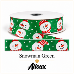 Snowman in Green