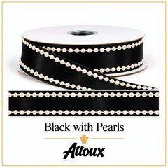 Black with Pearls