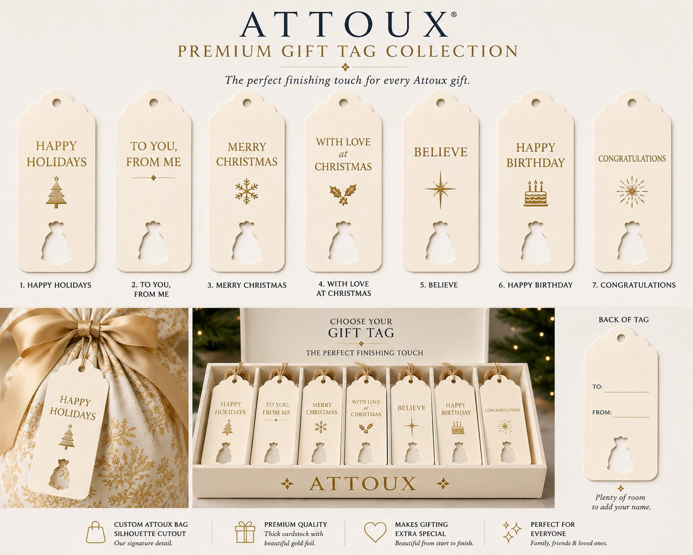 Attoux gift tags
