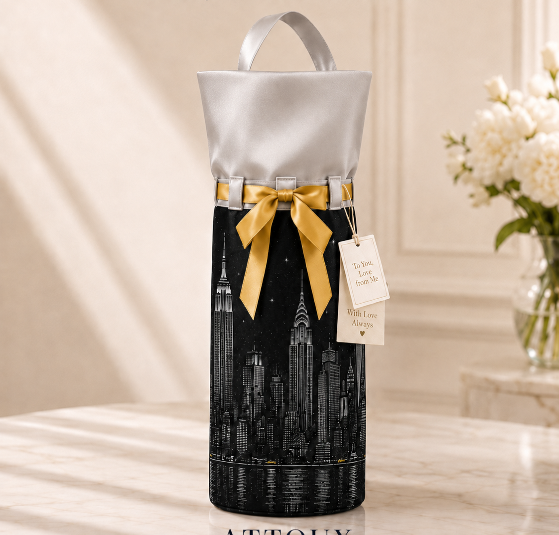 Attoux Signature city gift bag in a bright room