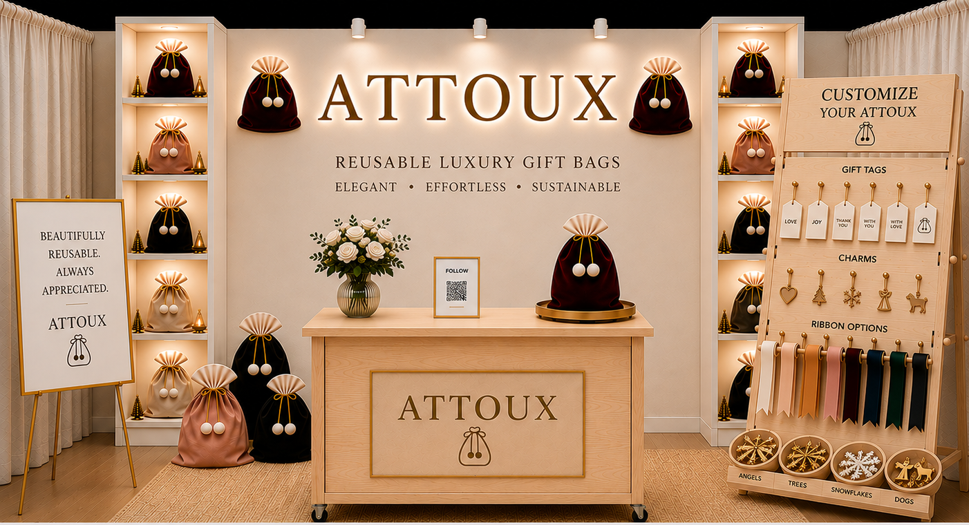 Attoux gift bag in use