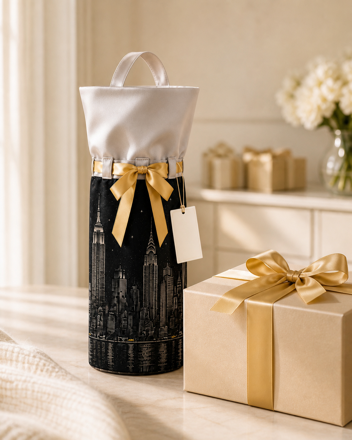 Attoux gift bag in use